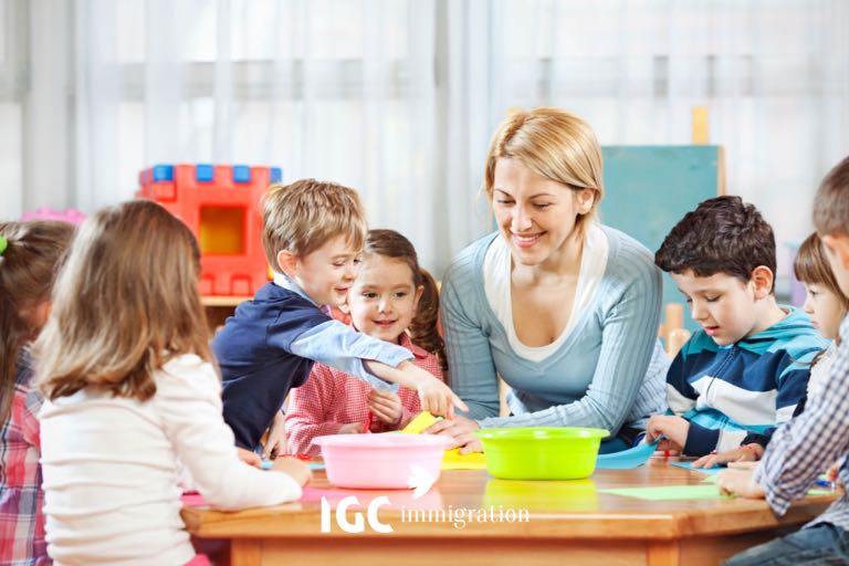 nghề giáo viên mầm non ở Canada