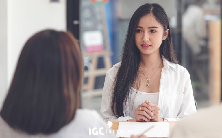 phỏng vấn đi định cư diện hôn nhân