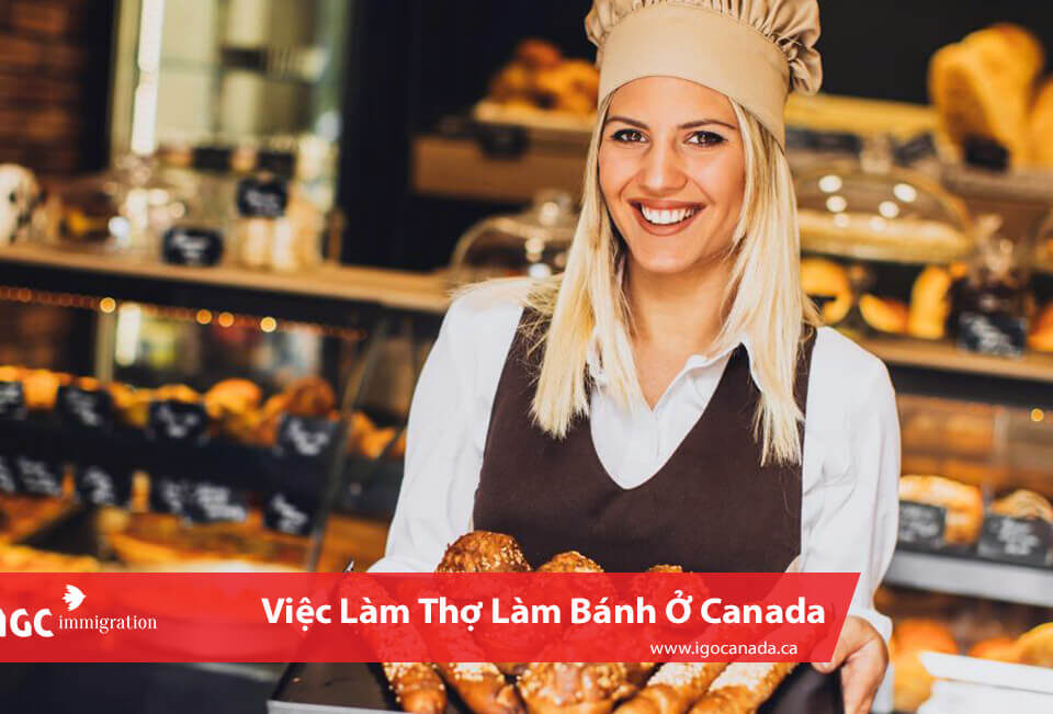 thợ làm bánh tại canada